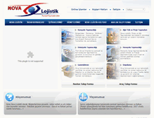 Tablet Screenshot of novalojistik.com